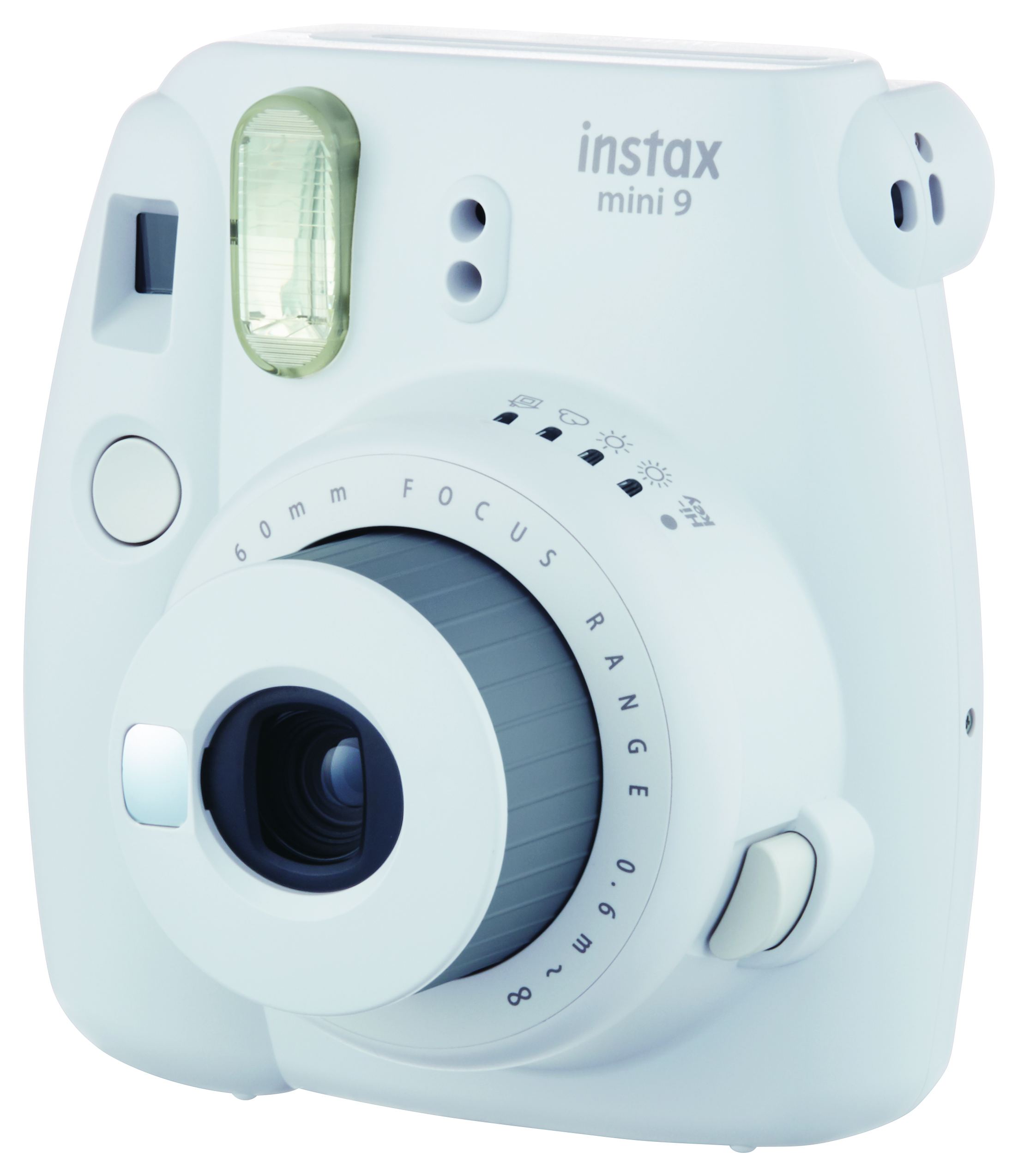 Cámara Instantánea FUJIFILM Instax Mini 9 (Smoky White - Obturación: 1/60 s  - 2 Pilas LR6/AA - 62x46mm)