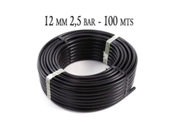 Tuberia Polietileno Agricola 12 Mm 2,5 Bar 100M Negro SUINGA
