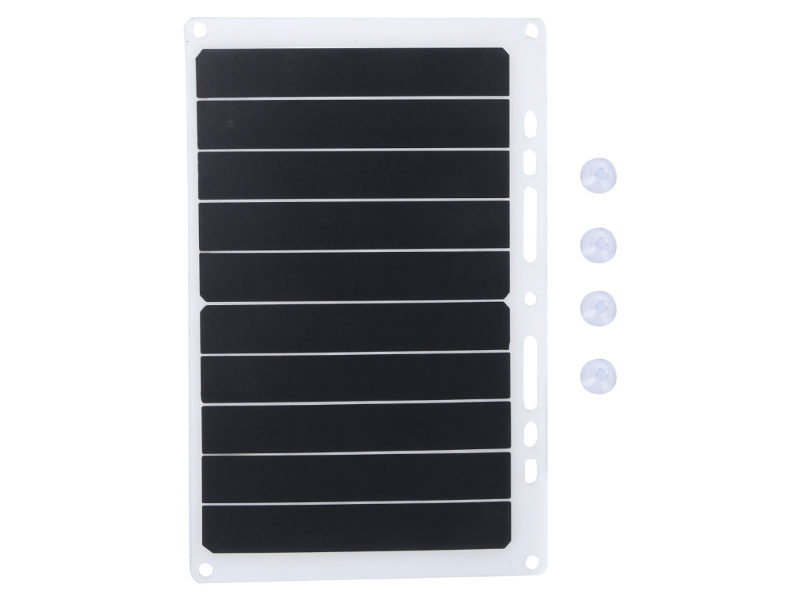 2026-panel Solar De Silicio Monocristalino Para Carga Móvil, Accesorio De Montaje, Color Blanco