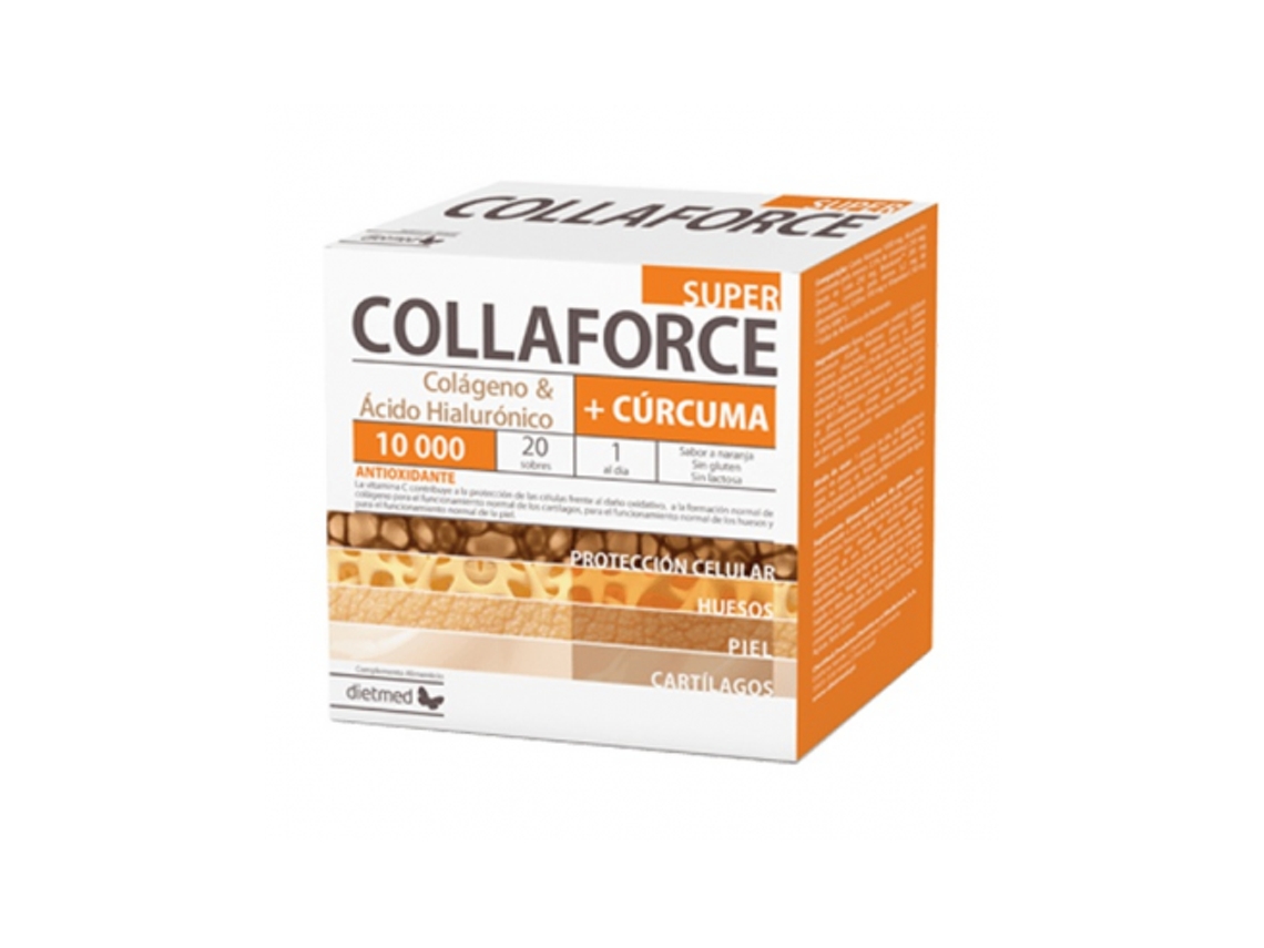 Complemento Alimentar DIETMED Super Collaforce (20 carteiras (Laranja))