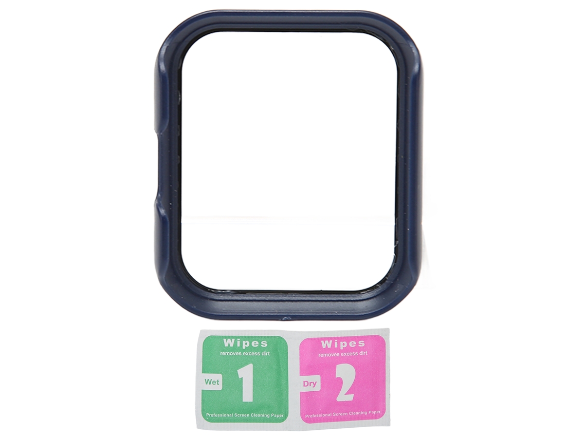 Protector De Pantalla De Cristal Templado De Cobertura Total Para Realme Watch 2 Pro Azul