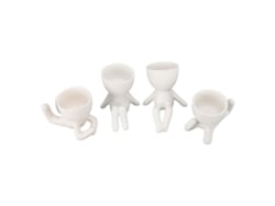 2026-macetas De Suculentas Bonitas Pequeñas Decorativas Divertidas Para Hogar Balcón Jardín Oficina 4pcs