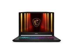 Portátil MSI Katana 15 HX B14wfk 494xpl (negro, 16 GB de RAM, 512 GB de SSD, conector de 15,6" UE, QWERTY US, Intel Core i5, GeForce RTX 5060)