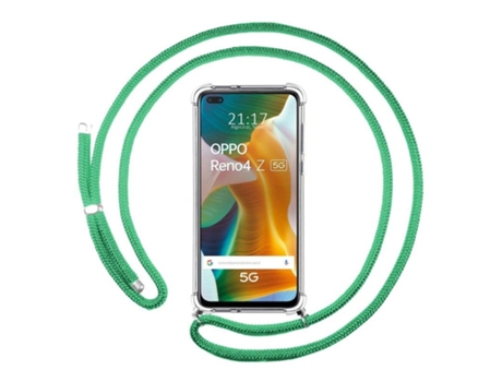 Carcasa Oppo Reno 4Z 5G TUMUNDOSMARTPHONE Colgante Verde