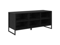 Maison Exclusive - Armario Para Zapatos Roble Negro 60 X 35 X 44 Cm