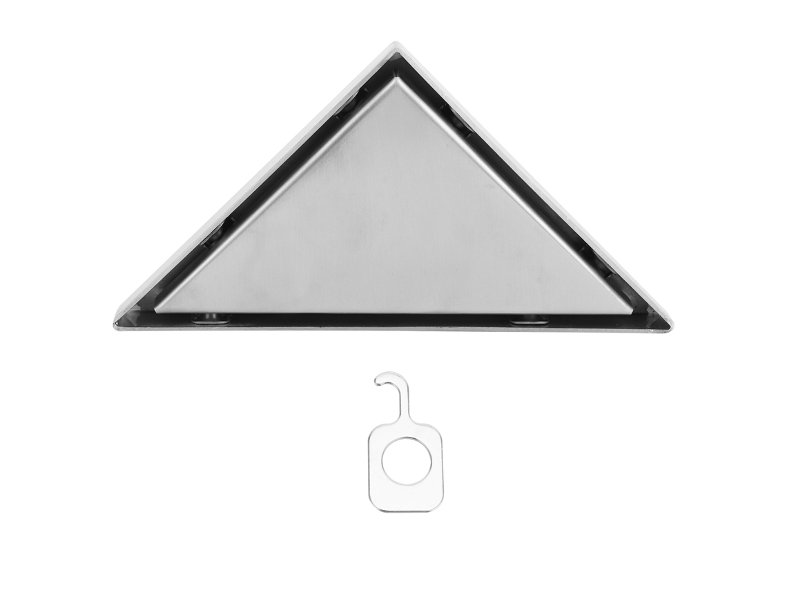 Desagüe de baño (acero inoxidable 304, esquina triangular)
