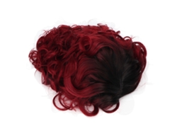 Peluca Corta Rizos Rojo Vino Para Mujer Ideal Para Fiesta Y Cosplay