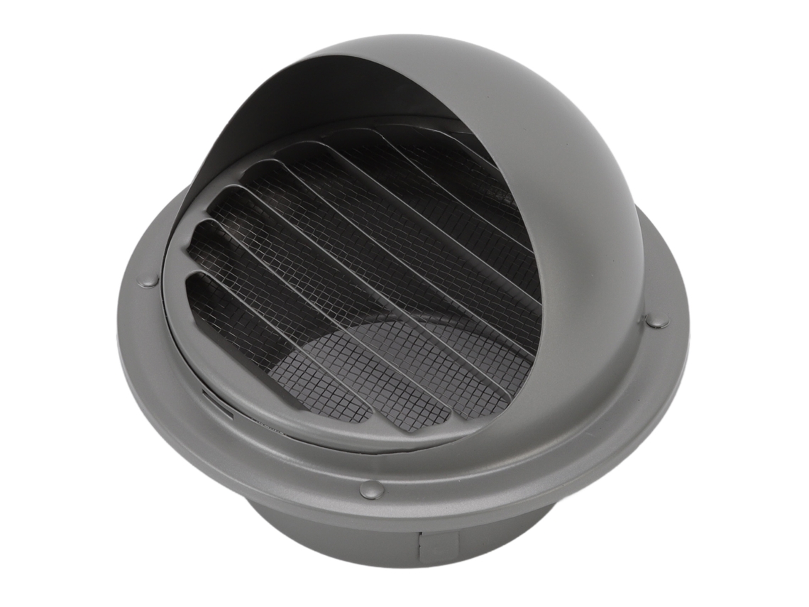 Ventilador De Pared Exterior Redondo De Acero Inoxidable Con Rejillas Impermeables Y Resistentes Al Viento Para Sistema De Ventilación.