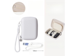 Bolsa para Câmara, Caixa de Armazenamento Resistente a Quedas, com Cordão CUICH (branca)