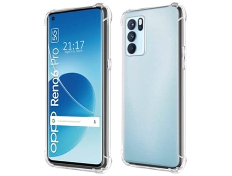 Carcasa Oppo Reno 6 Pro 5G TUMUNDOSMARTPHONE Antigolpes Transparente
