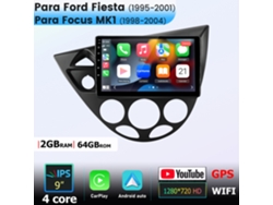 Radio Android para coche Junsun serie V Android 15 Wi-Fi DSP compatible con Ford Fiesta y Focus Mk1 1998–2004 (1995–2001)