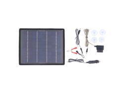 Cargador Solar De Baterías Para Coche Con Conector Obd Y Cable De Sujeción De Batería Antipérdida.