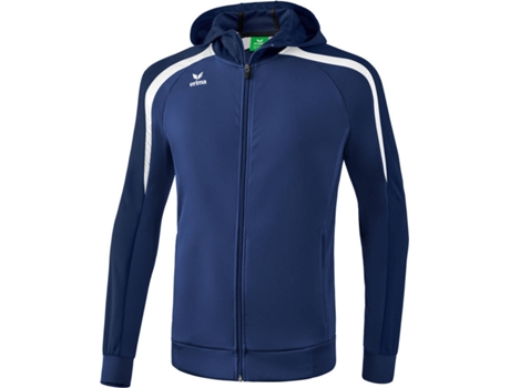 Chaqueta Entrenamiento Niños ERIMA Liga 2.0 con Capucha (Azul y Blanco - 12 ans)