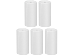 5 Rollos Papel Térmico Blanco Sin Tinta Para Cámaras Instantáneas