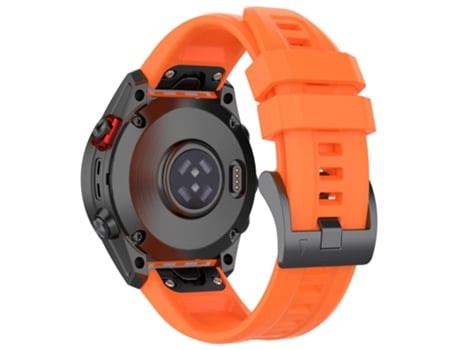 Correa de Silicona liberación rápida para Garmin Fenix 7/Epix Gen2/Descent G1/COROS VERTIX - anaranjado