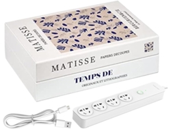 Caja organizadora de cables - Tapa decorativa con forma de libro para salón/oficina SFUSHOS