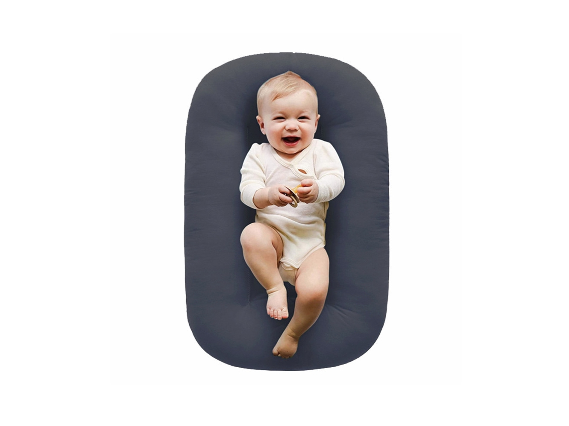 Nido Para Bebé Eifson 0-24 Meses Algodón Transpirable Portátil 75x45cm (gris Oscuro)
