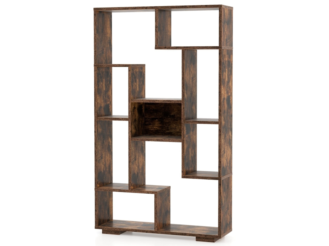 Librería moderna con 11 baldas abiertas, marrón, 70x20x120cm, NORTHIX | NORTHIX