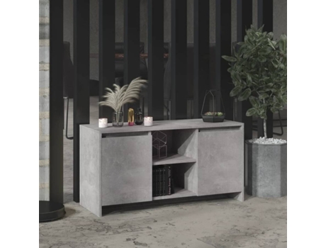 Mueble para la televisión VIDAXL Gris Madera contrachapada (102x37.5x52.5 cm)
