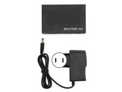 Divisor De Interfaz Multimedia Hd 1x4, 1 Entrada, 4 Salidas, 3d 1080p Hdcp 1.4 Para Tv, Monitores, Proyector, Enchufe Estadounidense, 100-240 V