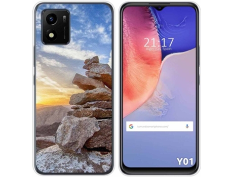 Carcasa Vivo Y01 TUMUNDOSMARTPHONE Dibujos Sunset Multicolor