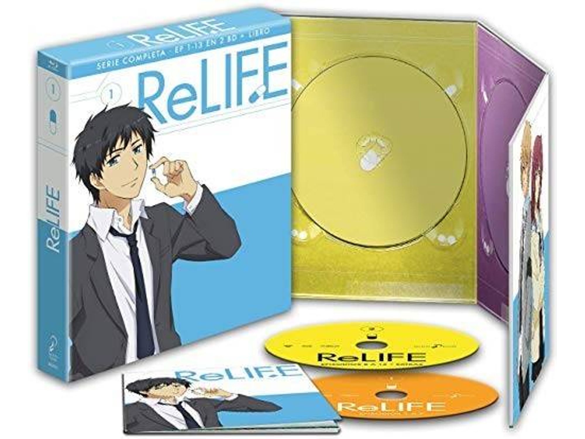 Blu-Ray Relife Bluray Episodios 1 A 13 (Serie Completa) Bluray Edición Coleccionistas