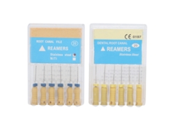 KOFIHETY Limas Endodónticas para Conducto Radicular #20 en Acero Inoxidable - Accesorio Dental