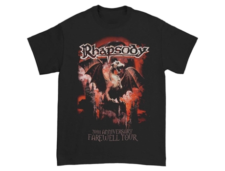 Camiseta ROCKINSTONE Rhapsody 20 Aniversario (S)