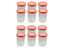 Conjunto De 12 Potes De Geléia Com Tampa 385Ml  - 922967