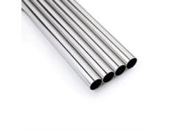 2026da-pajitas De Acero Inoxidable Reutilizables 12mm Extra Anchos Con Cepillo De Limpieza 4 Piezas Plata