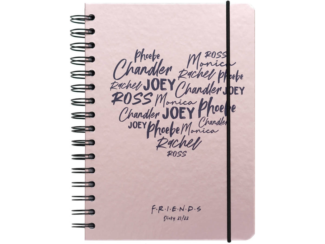 Agenda Escolar ERIK EDITORES Friends (A5 - 2021/2022 - Semanal - 14.8x21cm)