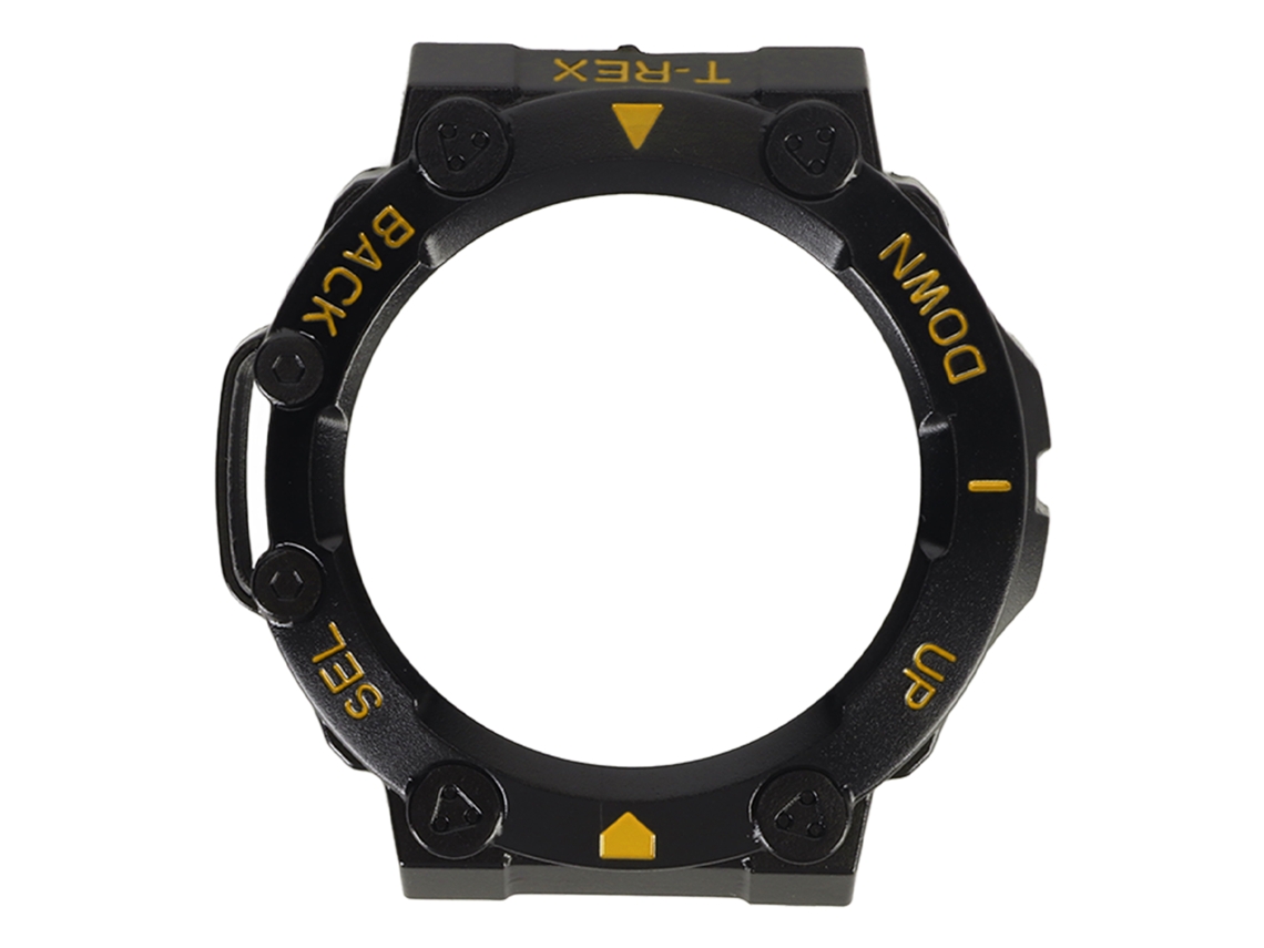 Funda protectora para Amazfit T Rex 2, parachoques antigolpes, accesorios, negro y dorado