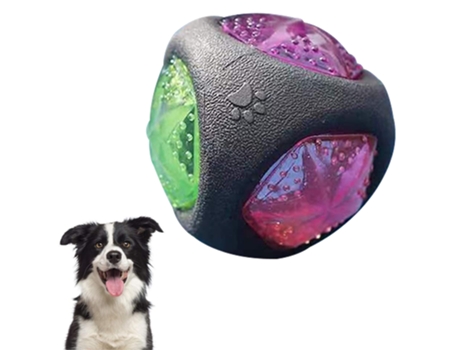 Led Dog Ball Bounce Activado Light Up Dog Ball Night Play Pet Dog Ball ELKUAIE