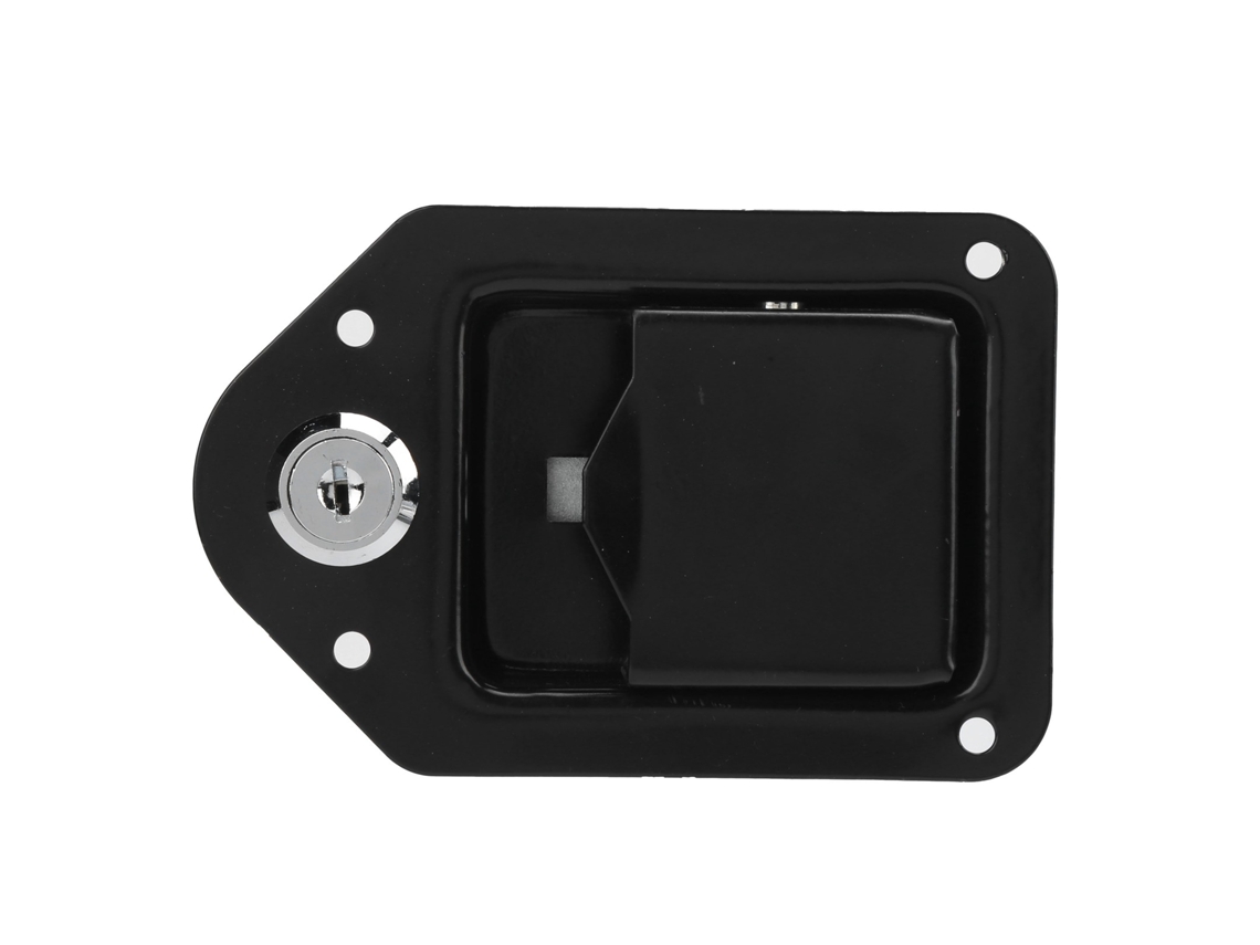 Cerradura De Pala Para Puerta De Remolque Con Llave Reemplazo De Cerrojo Trapezoidal 4-huecos