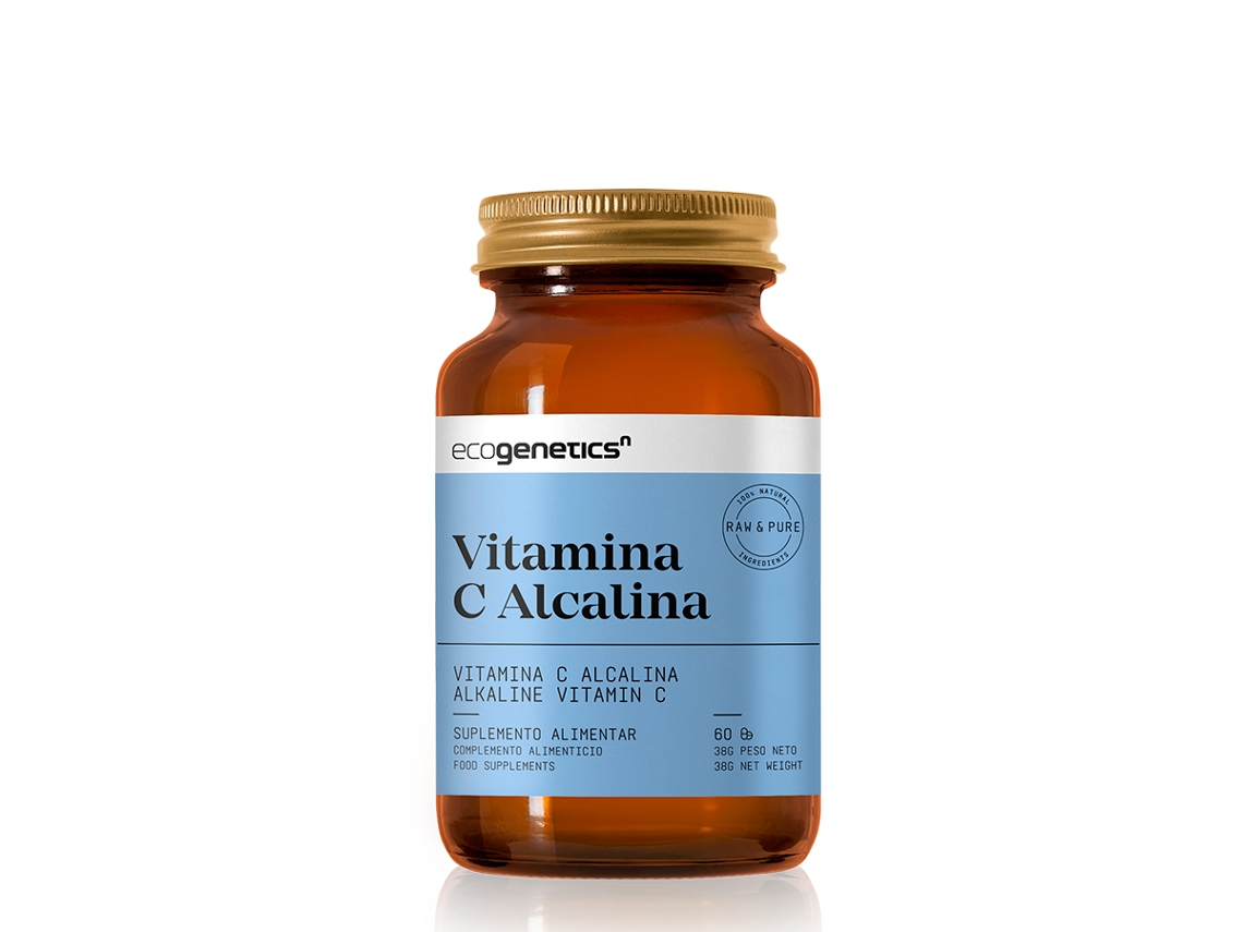 Complemento Alimentar ECOGENETICSN Vitamina C Alcalina (60 Cápsulas)