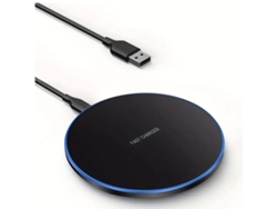 Cargador Inalámbrico De 30 W (con Cable Negro) Con Indicador De Carga Y Luz Led.