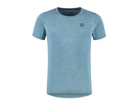 Camiseta de Hombre para Running ROGELLI Kenn Poliéster Azul (XL)