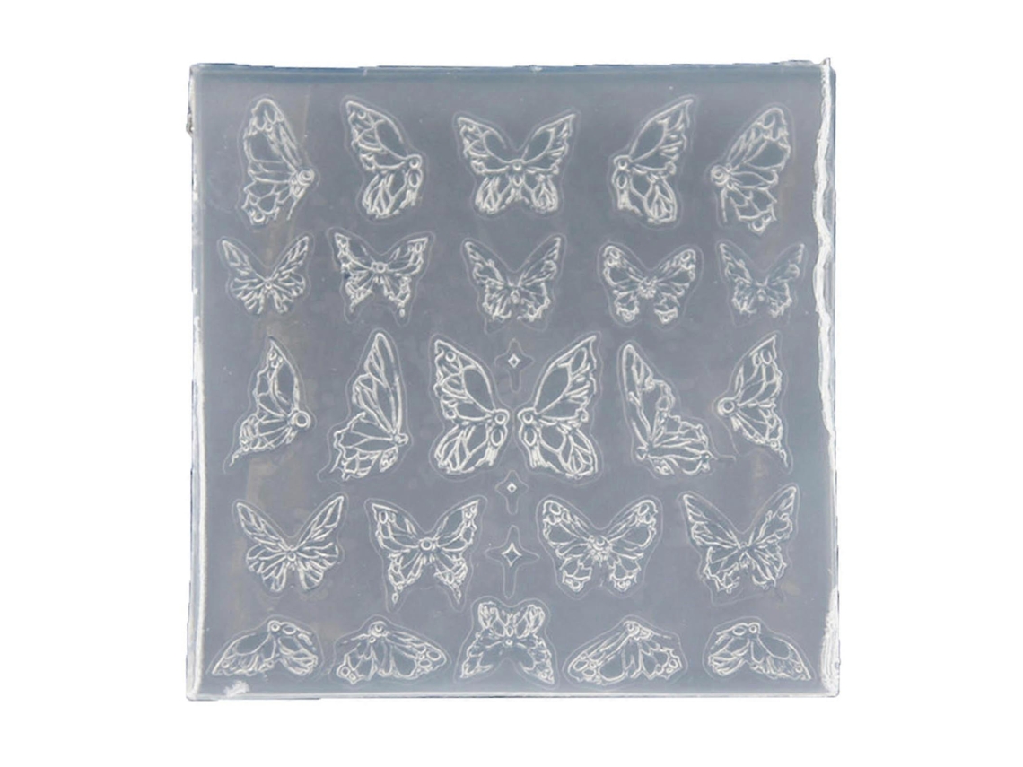 Moldes 3D para uñas con variedad de diseños, plantillas, pegatinas, esténciles, herramientas y moldes para aficionados a las uñas y salones de belleza. Hengrongshen