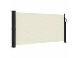 Toldo lateral retráctil crema VIDAXL (100x500 cm)