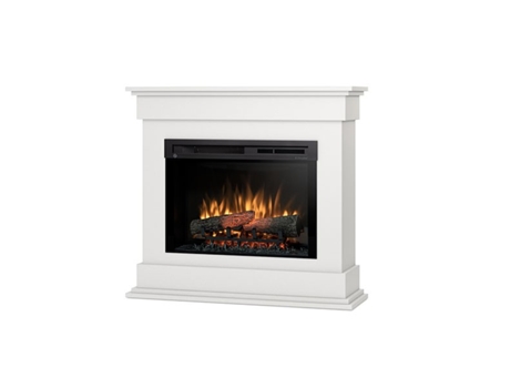 Chimenea eléctrica LED independiente LENOX 26' Blanco mate 97 x 88 x 29 OUTINFIRE