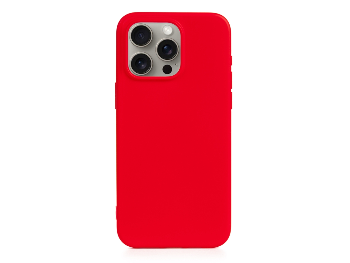 Carcasa De Silicona Essential Para Iphone 15 Pro. Interior Aterciopelado Suave.