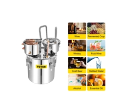 Destilador de alcohol de acero inoxidable de 12 a 50 litros con sistema de enfriamiento rápido OEM