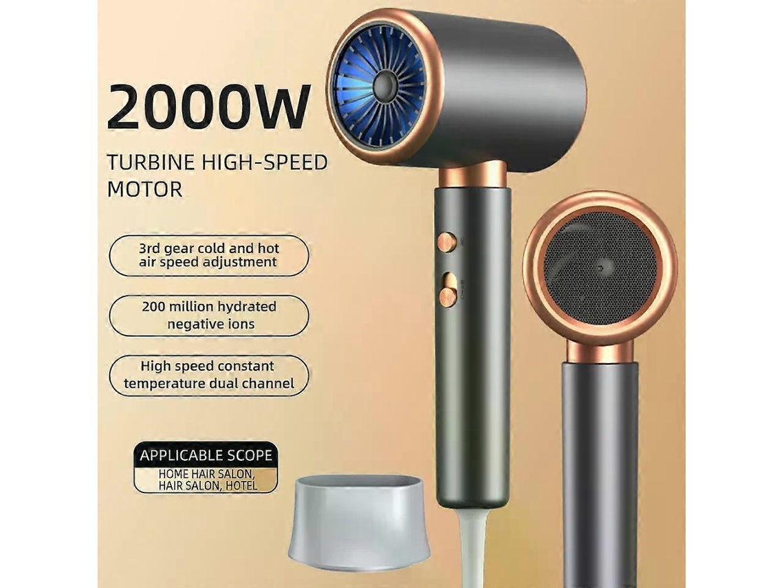 Secador de pelo iónico profesional de alta velocidad con motor de 2000 W y iones negativos, envío gratuito Ly Ebike