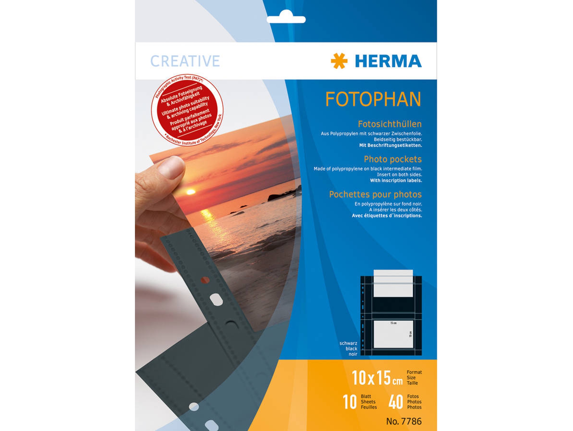 Fundas HERMA (100x150 mm - 100x150 mm - Transparente - Polipropileno)