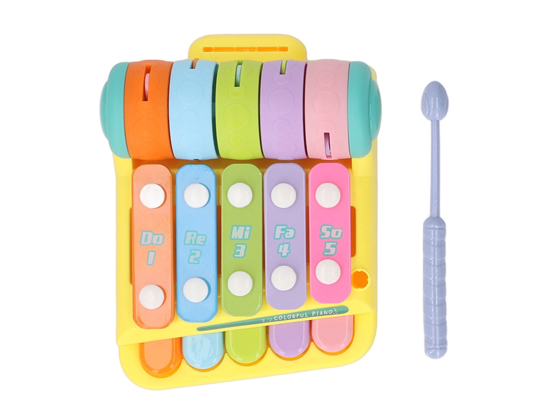 Ats-juguete De Piano Interactivo Para Bebés, Juguete Educatsivo De Música Con Teclado, Instrumento Musical Para Niños En Edad Prescolar Amarillo