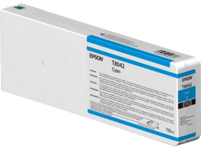 Cartucho de tinta original EPSON 700 ml , Cian, C13T804200, T8042