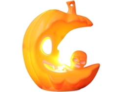 Vela Sin Llama Parpadeante De Calabaza Halloween Lights Quirúrgicas Decoración Festival Fantasma Calabaza Calavera Lámpara Decoración Hogar