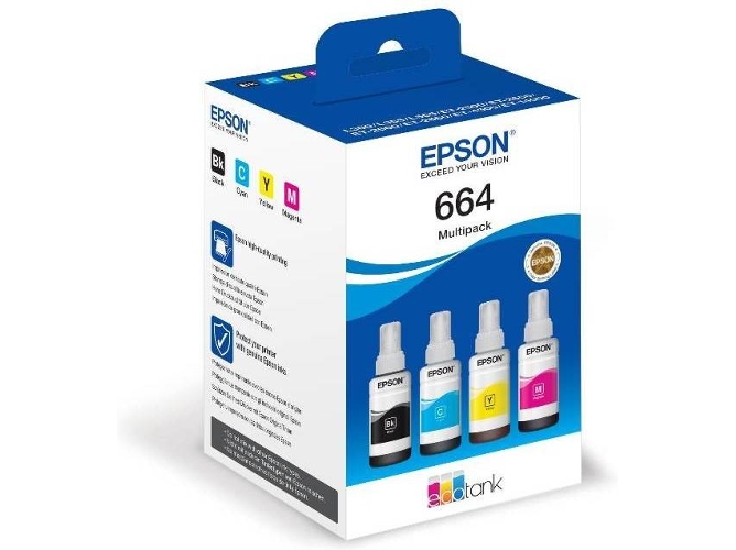TINTEIROS EPSON 664 ECOTANK MULTIPACK
