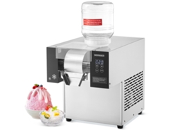 Máquina de hielo comercial Succebuy de acero inoxidable con forma de copo de nieve, 276 lb/24 horas