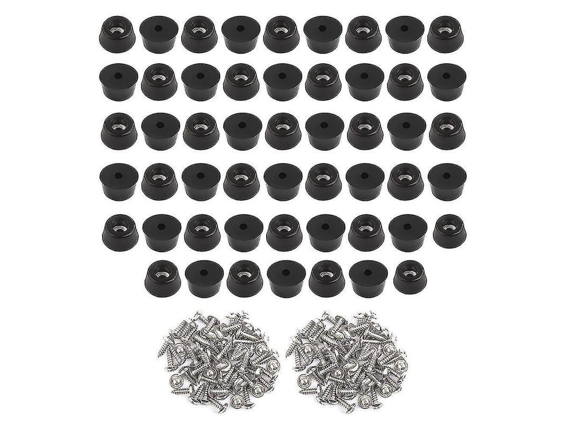 Patas De Goma Para Tablas De Cortar Y Sillas Rnf, 52 Piezas Con Tornillos De Acero Inoxidable